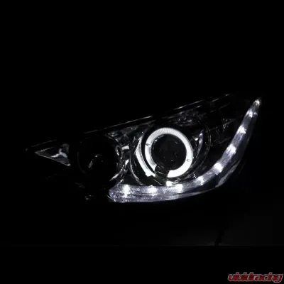 Anzo USA Projector Headlight Set w/Halo Hyundai Accent 2012-2013 - 121476