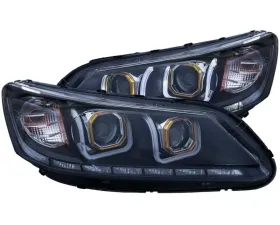 Anzo USA Projector Headlight Set Honda Accord 2013-2015