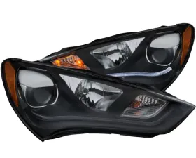 Anzo USA Projector Headlight Set Hyundai Genesis Coupe 2013-2015