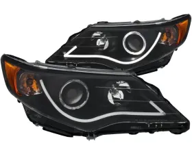 Anzo USA Projector Headlight Set w/Halo Toyota Camry 2012-2013