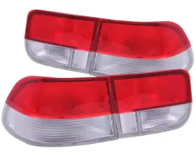 Anzo USA Tail Light Assembly Honda Civic 1996-2000