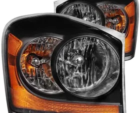 Anzo USA Crystal Headlight Set Dodge Durango 2004-2006