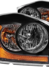 Anzo USA Crystal Headlight Set Dodge Durango 2004-2006                                     - 111110 - Image 2