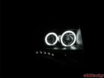 Anzo USA Projector Headlight Set w/Halo Ford Expedition 2007-2014 - 111113