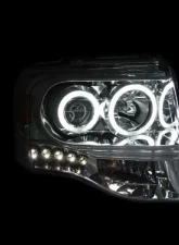 Anzo USA Projector Headlight Set w/Halo Ford Expedition 2007-2014                                     - 111114 - Image 3
