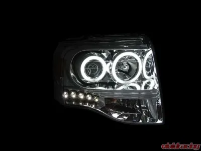 Anzo USA Projector Headlight Set w/Halo Ford Expedition 2007-2014 - 111114