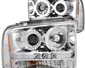Anzo USA Projector Headlight Set w/Halo Ford Excursion 2005
