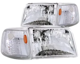 Anzo USA Crystal Headlight Set Ford Ranger 1993-1997