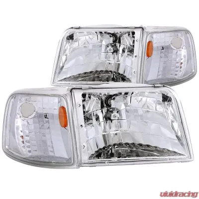 Anzo USA Crystal Headlight Set Ford Ranger 1993-1997 - 111119