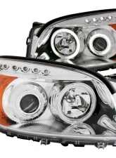 Anzo USA Projector Headlight Set w/Halo Toyota Rav4 2006-2008                                     - 111121 - Image 3