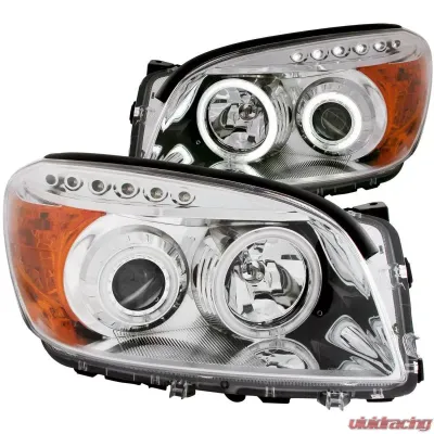 Anzo USA Projector Headlight Set w/Halo Toyota Rav4 2006-2008 - 111121