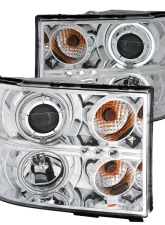 Anzo USA Projector Headlight Set w/Halo GMC Sierra 2007-2014                                     - 111126 - Image 3