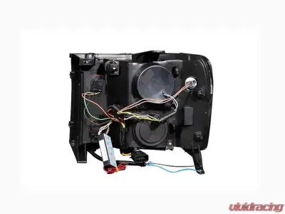 Anzo USA Projector Headlight Set w/Halo GMC Sierra 2007-2014 - 111126