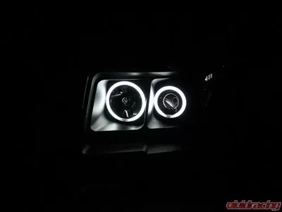 Anzo USA Projector Headlight Set w/Halo Ford - 111161