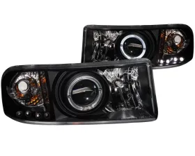 Anzo USA Projector Headlight Set w/Halo Dodge