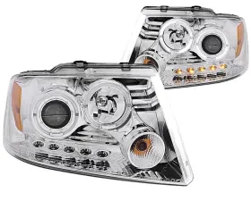 Anzo USA Projector Headlight Set w/Halo