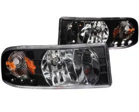 Anzo USA Crystal Headlight Set Dodge