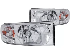 Anzo USA Crystal Headlight Set Dodge