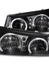Anzo USA Crystal Headlight Set w/Halo Chevrolet                                     - 111212 - Image 3