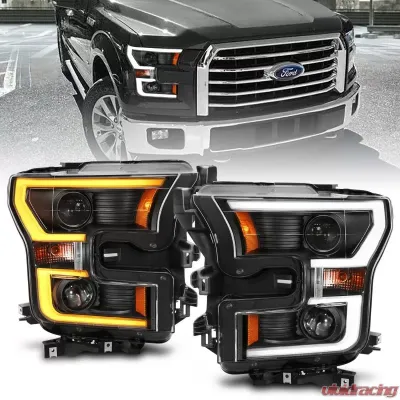 Anzo USA Projector Headlight Set Ford F-150 2015-2017 - 111357
