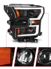 Anzo USA Projector Headlight Set Ford F-150 2015-2017                                     - 111357 - Image 3