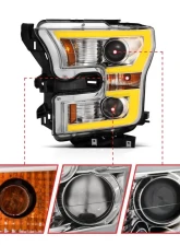 Anzo USA Projector Headlight Set Ford F-150 2015-2017                                     - 111358 - Image 4