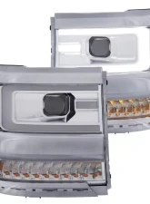 Anzo USA Projector Headlight Set Chevrolet Silverado 1500 2016-2018                                     - 111376 - Image 3