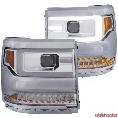 Anzo USA Projector Headlight Set Chevrolet Silverado 1500 2016-2018 - 111376