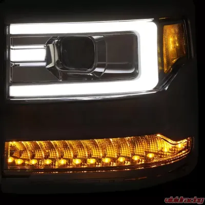 Anzo USA Projector Headlight Set Chevrolet Silverado 1500 2016-2018 - 111376