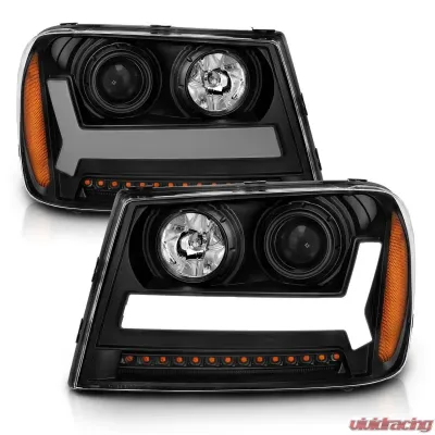Anzo USA Projector Headlight Set Chevrolet TrailBlazer 2006-2009 - 111390