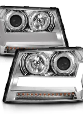Anzo USA Projector Headlight Set Chevrolet TrailBlazer 2006-2009                                     - 111391 - Image 2