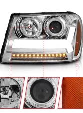 Anzo USA Projector Headlight Set Chevrolet TrailBlazer 2006-2009                                     - 111391 - Image 3