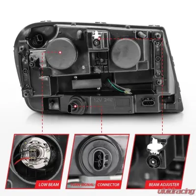 Anzo USA Projector Headlight Set Chevrolet TrailBlazer 2006-2009 - 111391