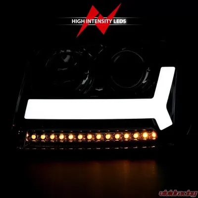 Anzo USA Projector Headlight Set Chevrolet TrailBlazer 2006-2009 - 111391