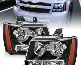 Anzo USA Crystal Headlight Set Chevrolet