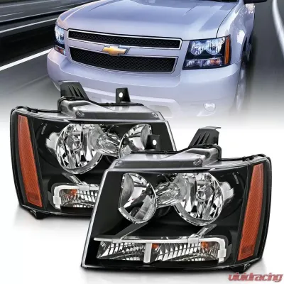 Anzo USA Crystal Headlight Set Chevrolet - 111392
