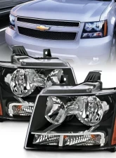 Anzo USA Crystal Headlight Set Chevrolet                                     - 111392 - Image 5