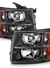 Anzo USA Crystal Headlight Set Chevrolet Silverado 1500 2007-2013                                     - 111393 - Image 2