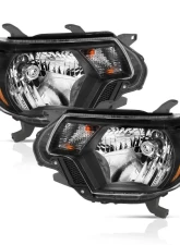 Anzo USA Crystal Headlight Set Toyota Tacoma 2012-2015                                     - 111395 - Image 2