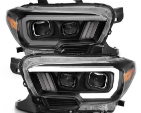 Anzo USA Projector Headlight Set Toyota Tacoma 2016-2019