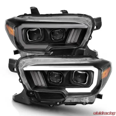 Anzo USA Projector Headlight Set Toyota Tacoma 2016-2019 - 111396