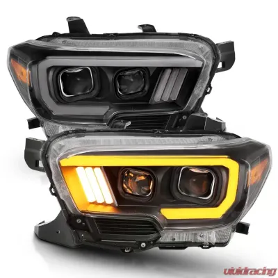 Anzo USA Projector Headlight Set Toyota Tacoma 2016-2019 - 111396
