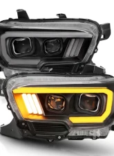 Anzo USA Projector Headlight Set Toyota Tacoma 2016-2019                                     - 111396 - Image 2