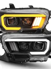 Anzo USA Projector Headlight Set Toyota Tacoma 2016-2019                                     - 111396 - Image 3