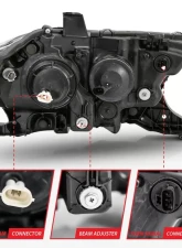 Anzo USA Projector Headlight Set Toyota Tacoma 2016-2019                                     - 111396 - Image 6