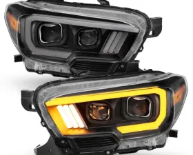 Anzo USA Projector Headlight Set Toyota Tacoma 2016-2019