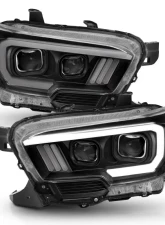 Anzo USA Projector Headlight Set Toyota Tacoma 2016-2019                                     - 111397 - Image 2