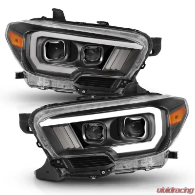 Anzo USA Projector Headlight Set Toyota Tacoma 2016-2019 - 111397