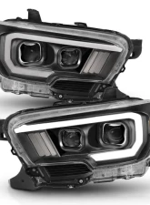Anzo USA Projector Headlight Set Toyota Tacoma 2016-2019                                     - 111397 - Image 4