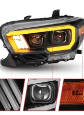 Anzo USA Projector Headlight Set Toyota Tacoma 2016-2019                                     - 111397 - Image 5
